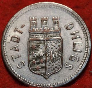 1920 Germany Ohligs Notgeld 50 Pfennig Foreign Coin