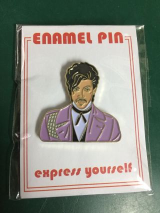 Prince The Artist Enameled Lapel Pin Purple Rain