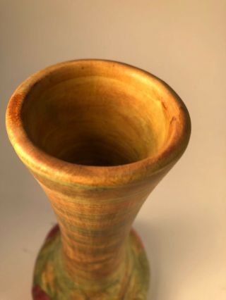 Weller Baldin Arts and Crafts Apples Old Pottery Ceramic Vase 3