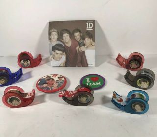 1d One Direction Fan Bundle Stocking Stuffers Tape Button Patch Sticky Notes