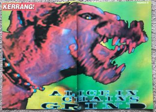 Alice In Chains - 1995 Uk Magazinel Centrefold Poster