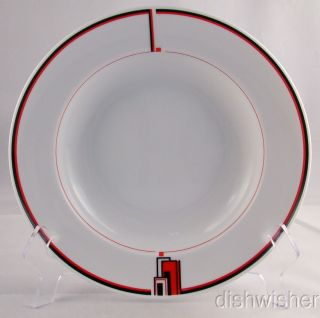 Mikasa Fine China Deco Expressions Laf03 Rimmed Soup Bowl (s) 9 3/8 " X 1 5/8 " Exc