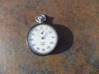 Vintage Fisher Heuer Pocket Stopwatch Stop Watch