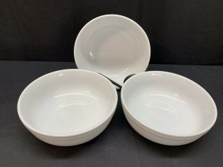 Williams Sonoma " Pantry Essentials " Set Of 3 Soup / Cereal Bowls 6 1/4 "