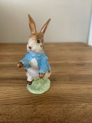 Beatrix Potter " Peter Rabbit " Beswick England 1948 Porcelain Backstamp Bp3a