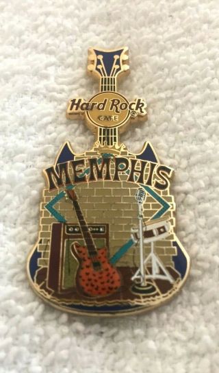 Hard Rock Cafe Memphis 2014 Core City Tee Guitar Pin - V14 - 79861