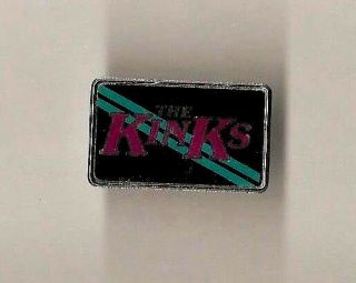 The Kinks 1980 Enamel & Metal Pin Button Badge 1 1/4 " Wide
