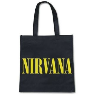 Officially Licensed - Nirvana : Logo (trend Version) Eco Shopping Bag