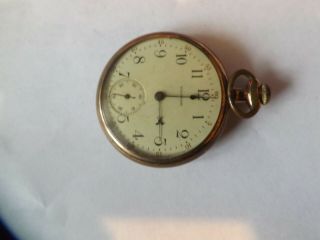 A Vintage Gold Plated Cased Waltham Pocket Watch