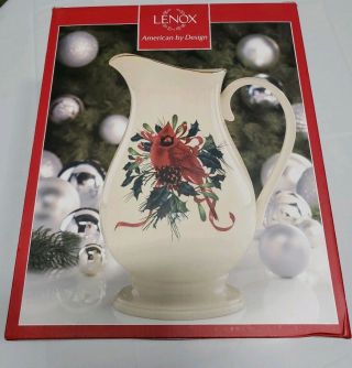 Lenox American By Design Winter Greetings Serving Pitcher In The Box