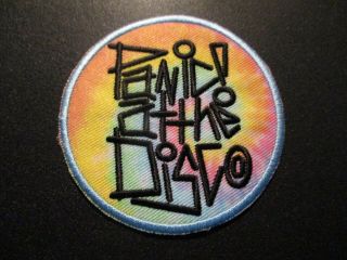 Panic At The Disco Rainbow Tie Dye Embroidered Iron - On Patch