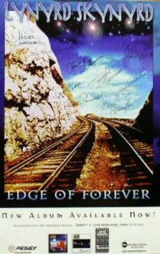 Lynyrd Skynyrd 1999 Edge Of Forever Promotional Poster Flawless Old Stock