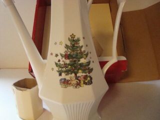 Nikko Christmas Time Coffee Pot w/Box 13 ¼ Inches High 3
