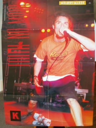 Large Faith No More Mike Patton Poster Melody Maker 1992 Uk Postage