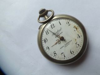 A Vintage Plated Cased Roskopf Patent Pocket Watch