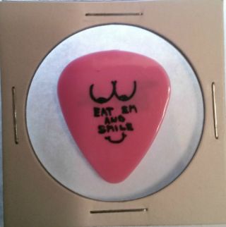 Steve Vai Eat Em And Smile Tour Guitar Pick David Lee Roth Billy Sheehan