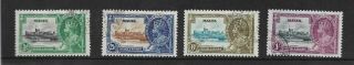 Malta King George V Silver Jubilee Set Of Four 1935 Sg 210 - 213 Ref308