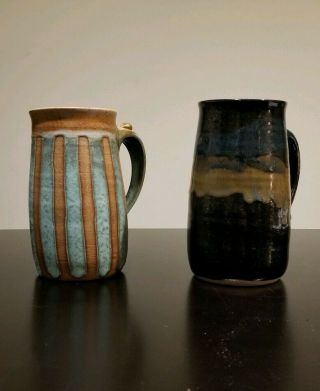 Mangum Pottery Mugs Weaverville North Carolina Hand Crafted 2