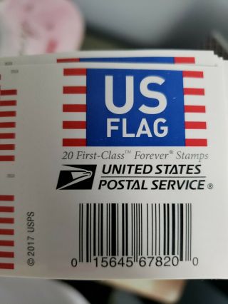 USPS US Flag 5 books.  2017 Last batch.  Older stamps left.  Coming soon 3
