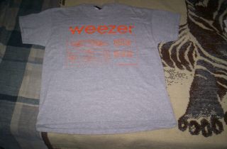 Weezer Kids Shirt Nm Large (12/14) Rivers Cuomo The Blue Album