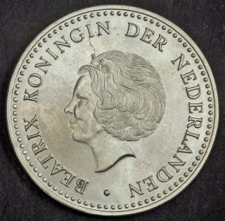 1980,  Netherlands Antilles (colony).  Large Silver 50 Gulden Coin.  8,  600 Struck