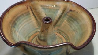 Glazed Pottery Bundt Bowl from Southern Highland Craft Guild,  NC, 2