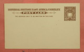 Imperial British East Africa Co Postal Card H&g 1