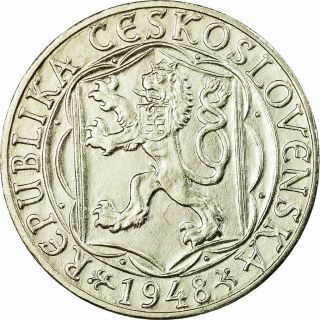 [ 735118] Coin,  Czechoslovakia,  100 Korun,  1948,  Ms,  Silver,  Km:26