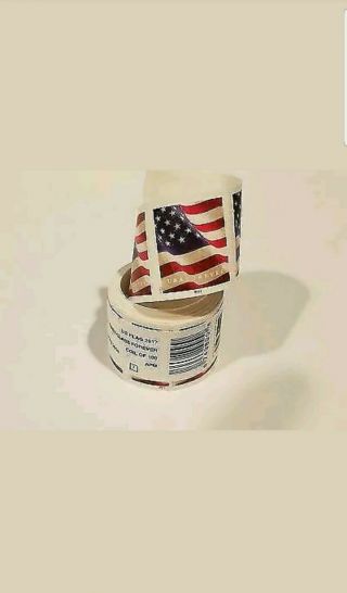Usps Us Flag Forever Stamps - Roll Of 100
