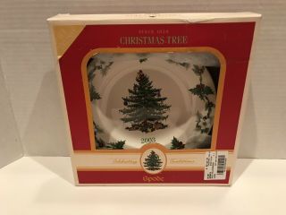 Collectible Spode Christmas Tree 2003 Annual 8” Round Plate (c2)