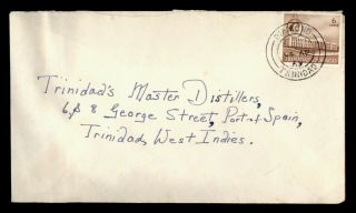 Dr Who 1969 Trinidad & Tobago Diamond To Port Of Spain E79216