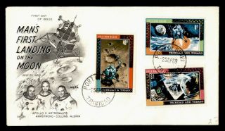 Dr Who 1969 Trinidad And Tobago Moon Landing Space Fdc C141079
