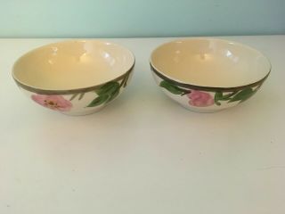 Franciscan Ware - Desert Rose - Made In England - Oatmeal Bowls