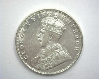 India 1917 (b) Silver Rupee Gem Uncirculated