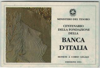Italy 1993 Centenario Banca D 