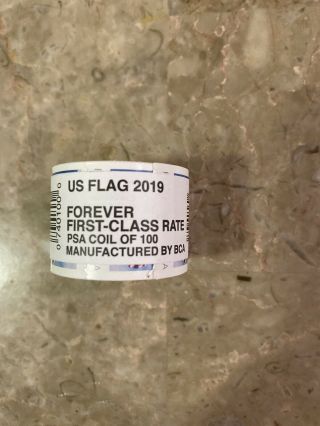 Usps Us Flag Forever Roll Of 100 Stamps