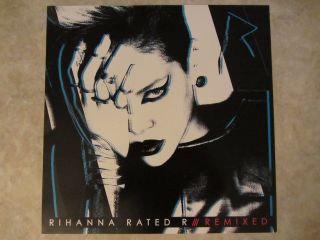 Rihanna Poster - Rated R Remixed - Promo Poster - 12 X 12 Inches