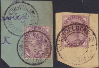 Gb Abroad In South Africa Boer War.  2 Pieces.