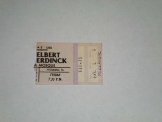 Engelbert Humperdinck Concert Ticket Stub - 1978 - Syria Mosque - Pittsburgh,  Pa