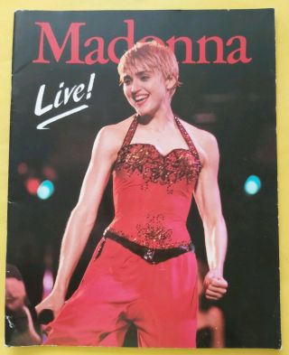 Madonna - Live - Softback Book - Who 
