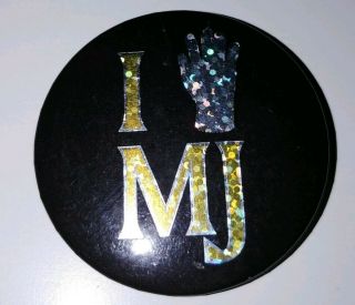 Vintage Michael Jackson Music Memorabilia Pin,  Button,  Badge,  Pinback,  Brooch Mj