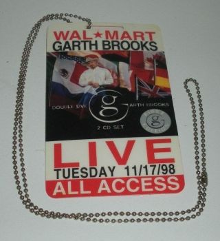 Walmart Employee,  Garth Brooks,  All Access Pass,  Double Live Album,  1998