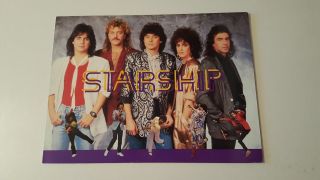 Starship Tour Programme - Knee Deep In The Hoopla 1986 World Tour