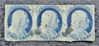Nystamps Us Stamp 9 $360 Strip Of 3
