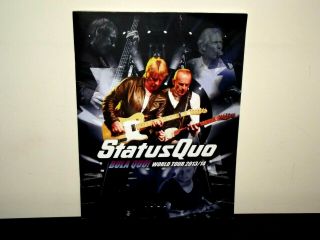 Status Quo - " Official World Tour Programme " 2013/14 (36 Pages) Ex,