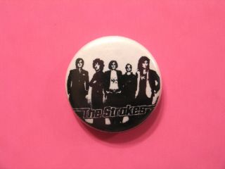 The Strokes Vintage Button Badge Pin Uk Import