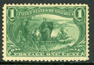 Usa 1898 Trans Mississippi 1¢ Scott 285 Mnh J99 ⭐⭐⭐⭐⭐⭐