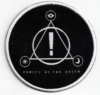 Panic At The Disco Triangle Logo Sew/iron On Patch Rock Music Band Coat Jacket