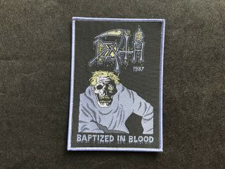 Death " Baptized In Blood " Patch Morgoth - Autopsy - Master - Grave - Obituary - Gruesome