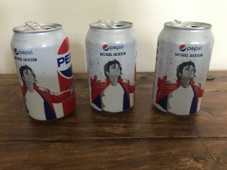 One Pepsi Cola Michael Jackson Limited Edition Can Opened